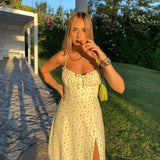 Women's Elegant Floral Beach Long Dress