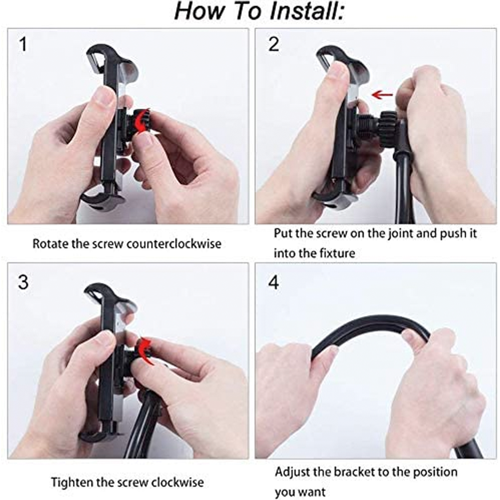 Flexible Neck Mobile Phone and Tablet Holder