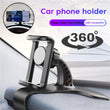 Universal Car Phone Holder - 360° Rotatable Dashboard Stand