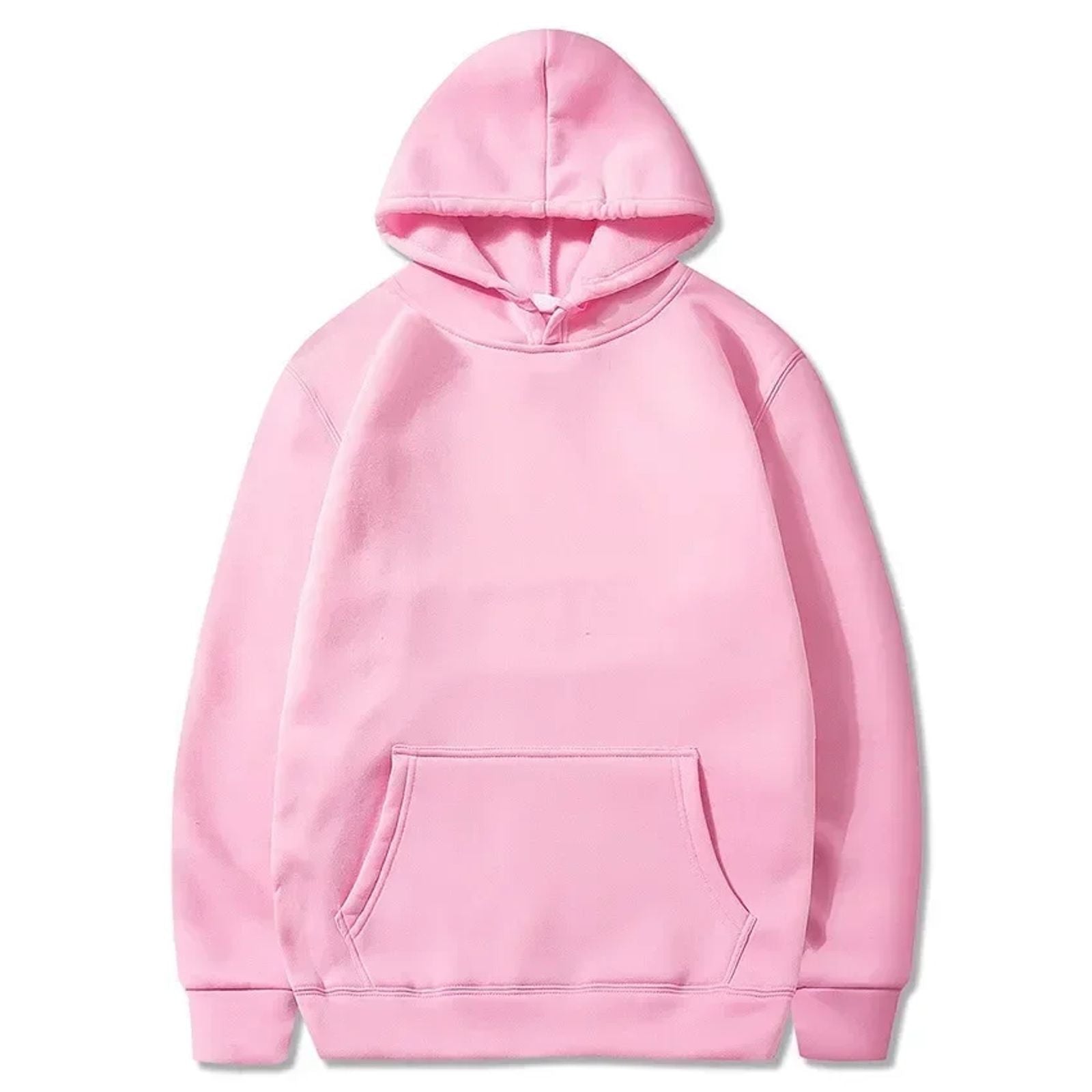 Men's and Women's Hooded Solid Color Sweatshirt
