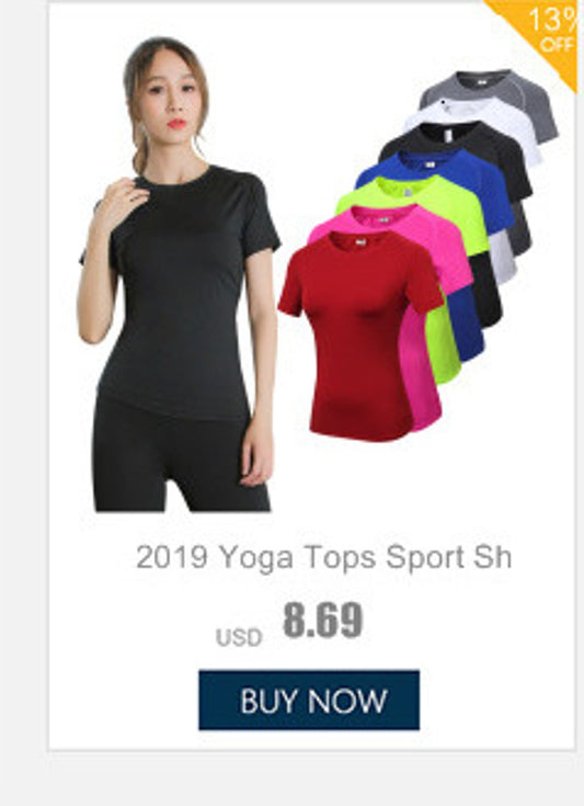 Quick Dry Slim Fit Yoga Tops for Women