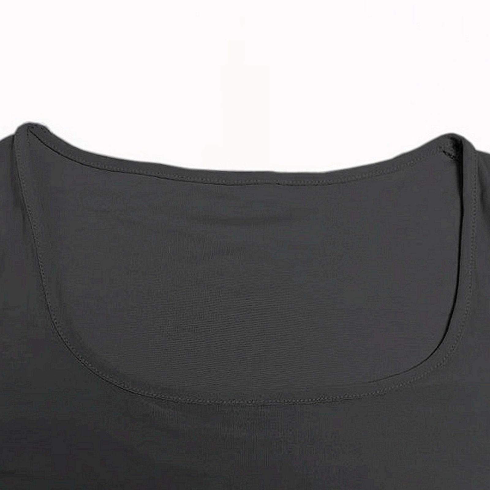 Solid Color Short Sleeve T-Shirt for Women