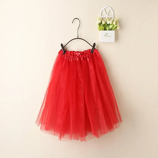 Women’s Vintage Tulle Mini Skirt for Summer Parties