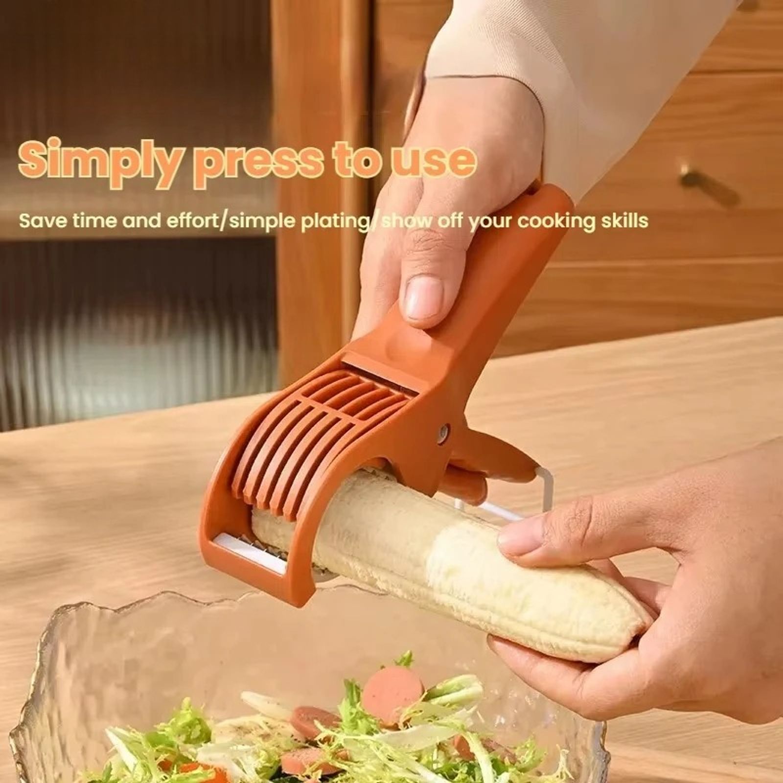 HooFun Stainless Steel Vegetable and Fruit Slicer