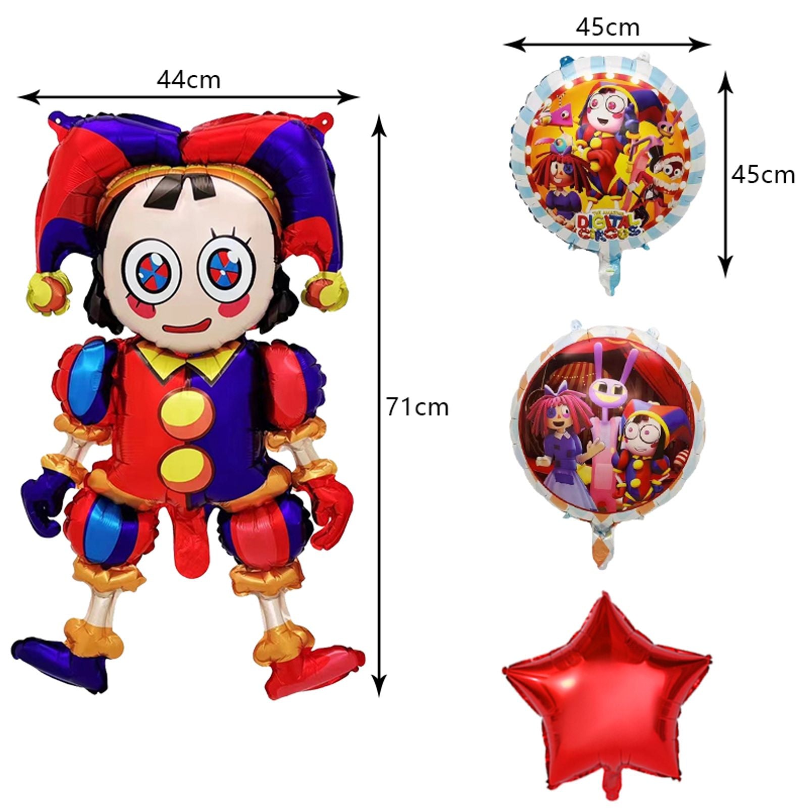 Amazing Digital Circus Birthday Party Balloon Decoration