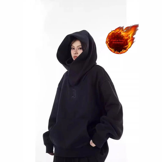 Plus Size Loose Hoodie Sweatshirt for Women