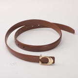 Soft C-Type Smooth Buckle Belt - Versatile Casual Women's Accessory