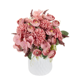 Artificial Rose Hydrangea Bouquet for Home and Events