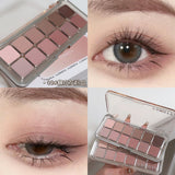 12-Color Matte Eyeshadow Palette in Tea Apricot