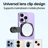 Smartphone Camera Lens Selfie Mirror Clip Kit