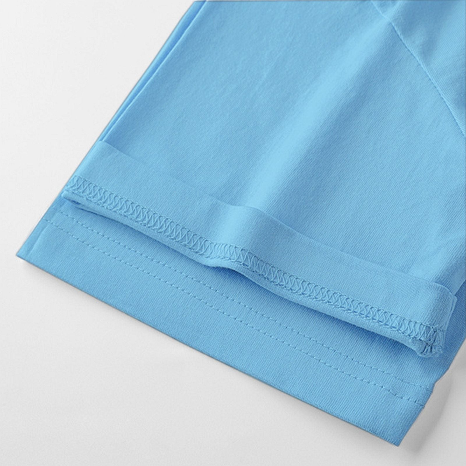 Solid Color Short Sleeve T-Shirt for Women