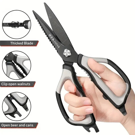 Kitchen Stainless Steel Scissors for Cooking and Barbecue