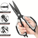 Kitchen Stainless Steel Scissors for Cooking and Barbecue