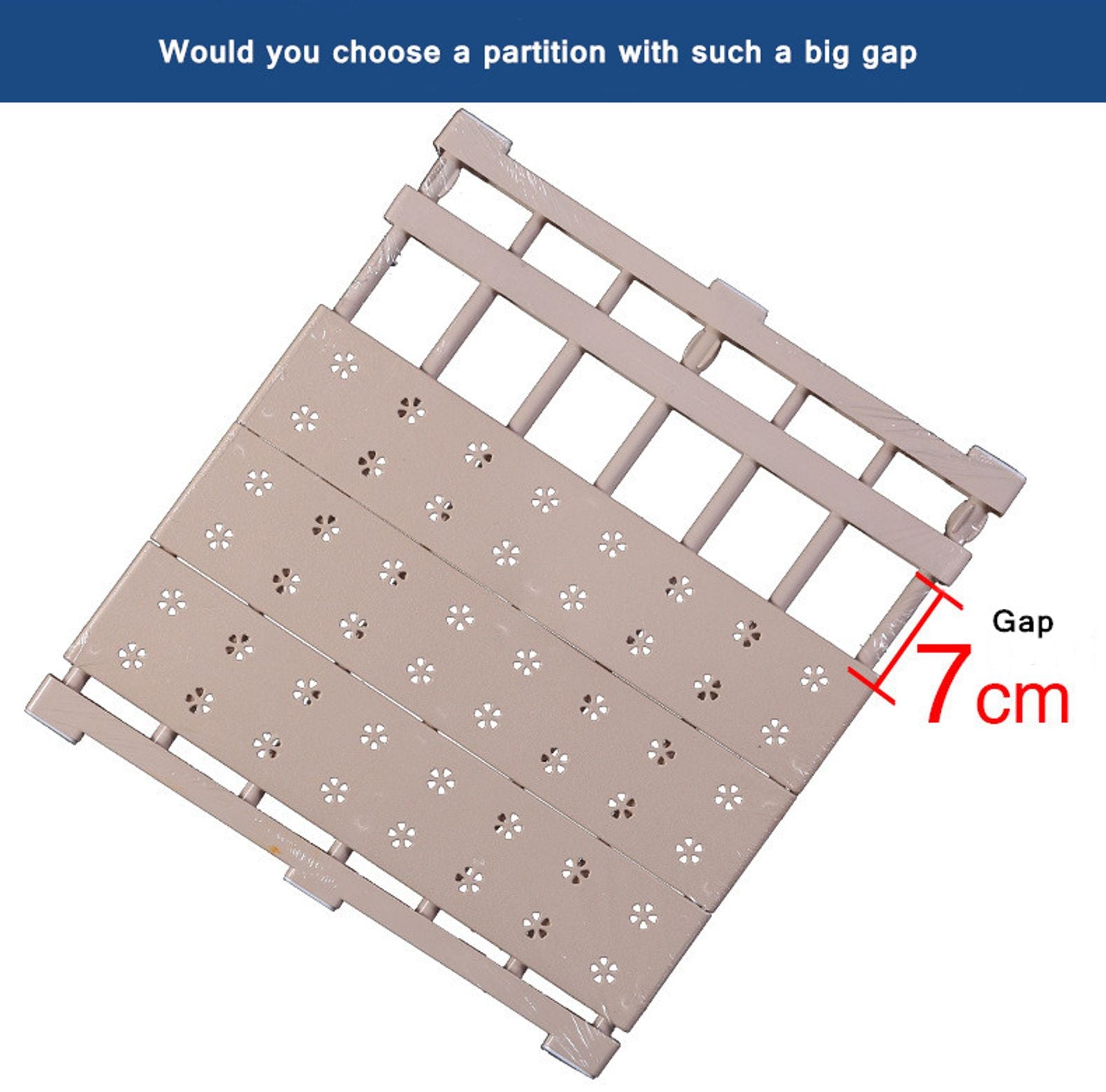 Adjustable Wall-Mounted Closet Organizer Shelf