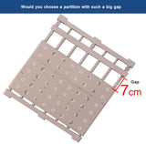 Adjustable Wall-Mounted Closet Organizer Shelf