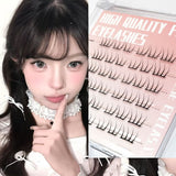 Natural Press-On Lash Clusters for Cosplay & Everyday Wear