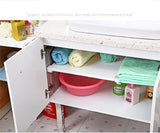 Adjustable Wall-Mounted Closet Organizer Shelf