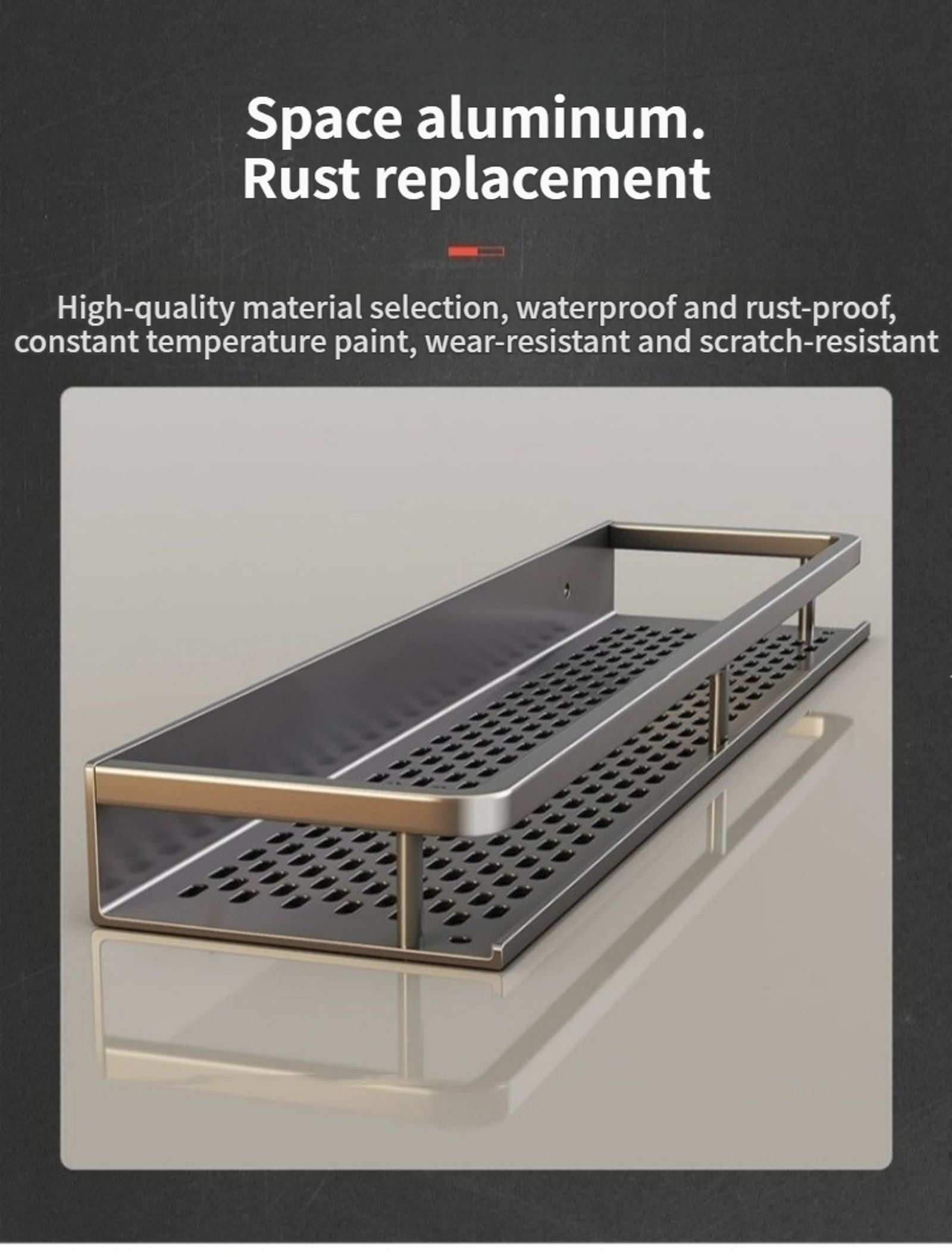 Multifunctional Wall Mounted Seasoning Storage Rack