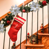 20 Pcs Glitter Artificial Christmas Flowers for Holiday Decor