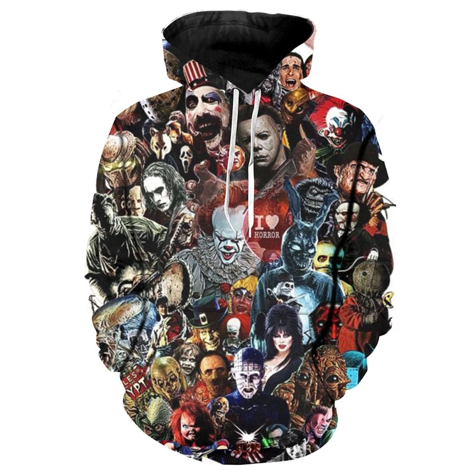 Personality Hoodies Horror Movies 3D Printed Pullover