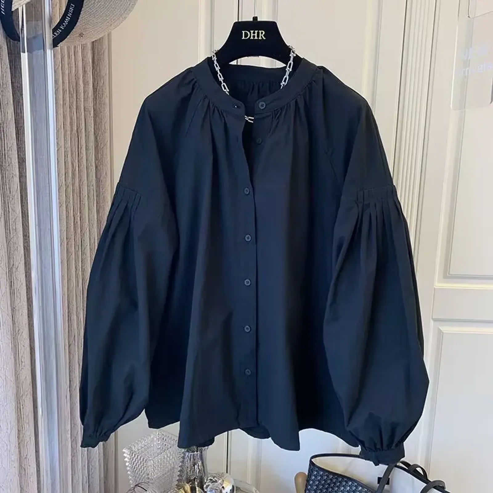 Women's Spring Autumn Chiffon Long Sleeve Blouse