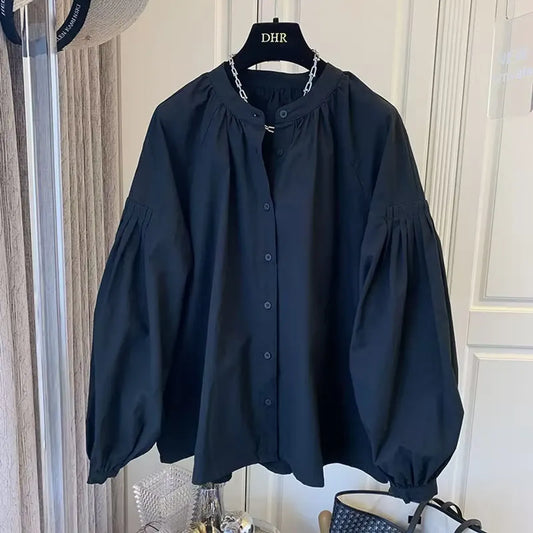 Women's Spring Autumn Chiffon Long Sleeve Blouse