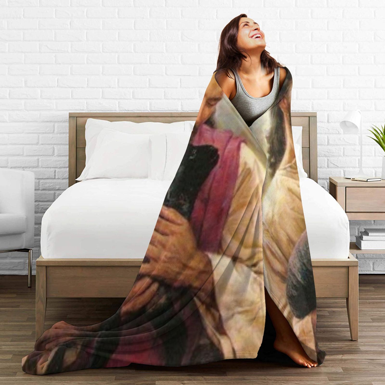 Cristo Jesus Flannel Blanket - Warm Bedding Throw