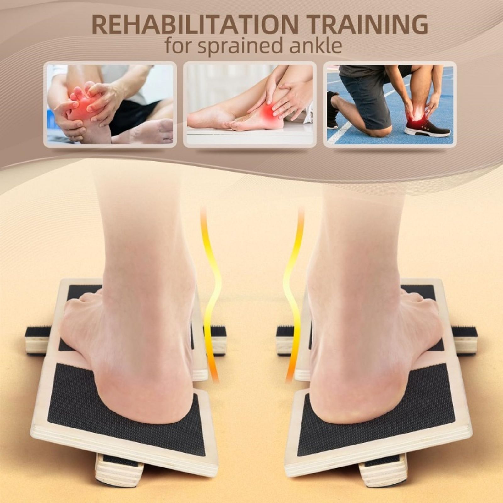 Single Foot Balance Board for Ankle Strengthening