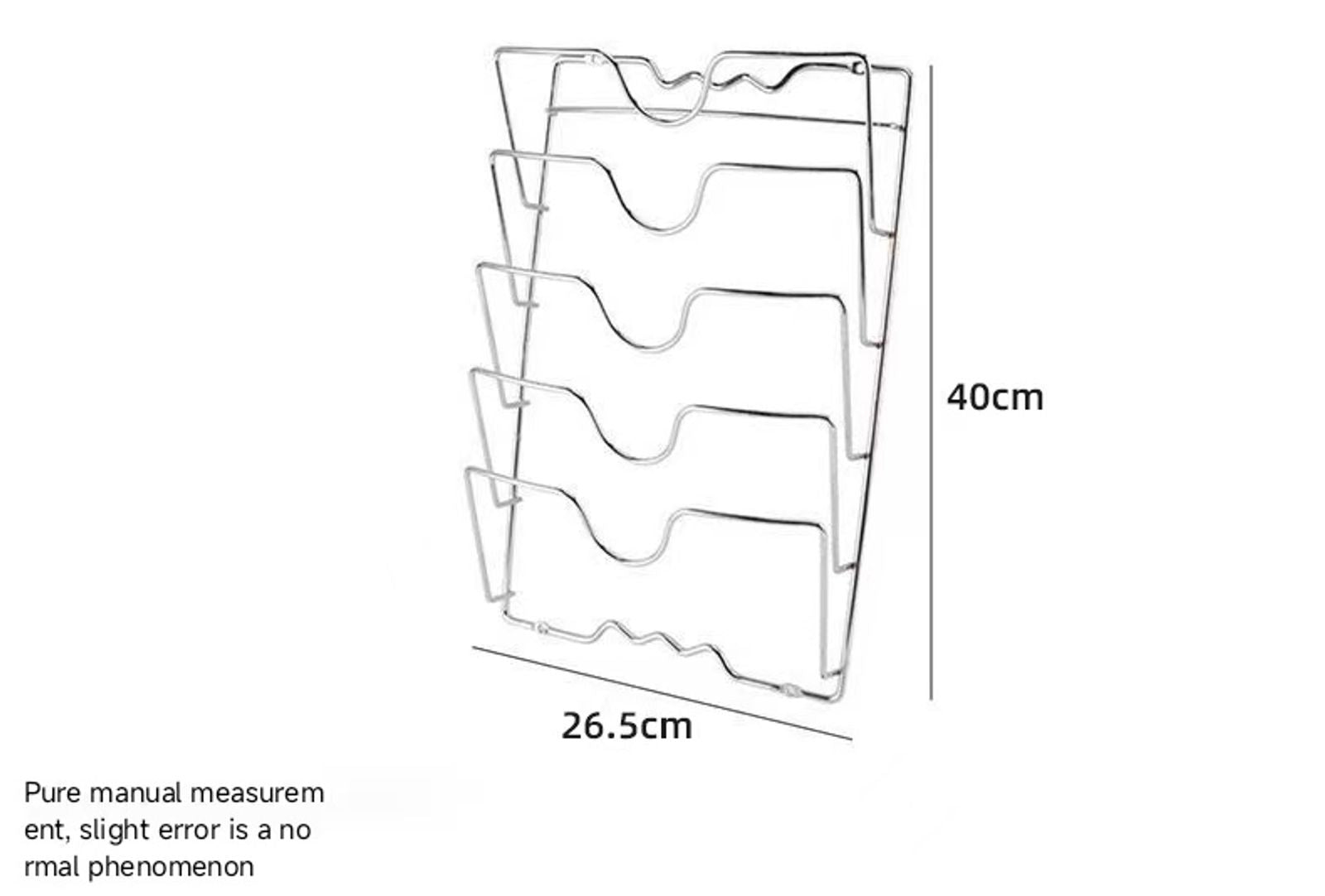 Five-Layer Kitchen Organizer Rack for Pot Lids