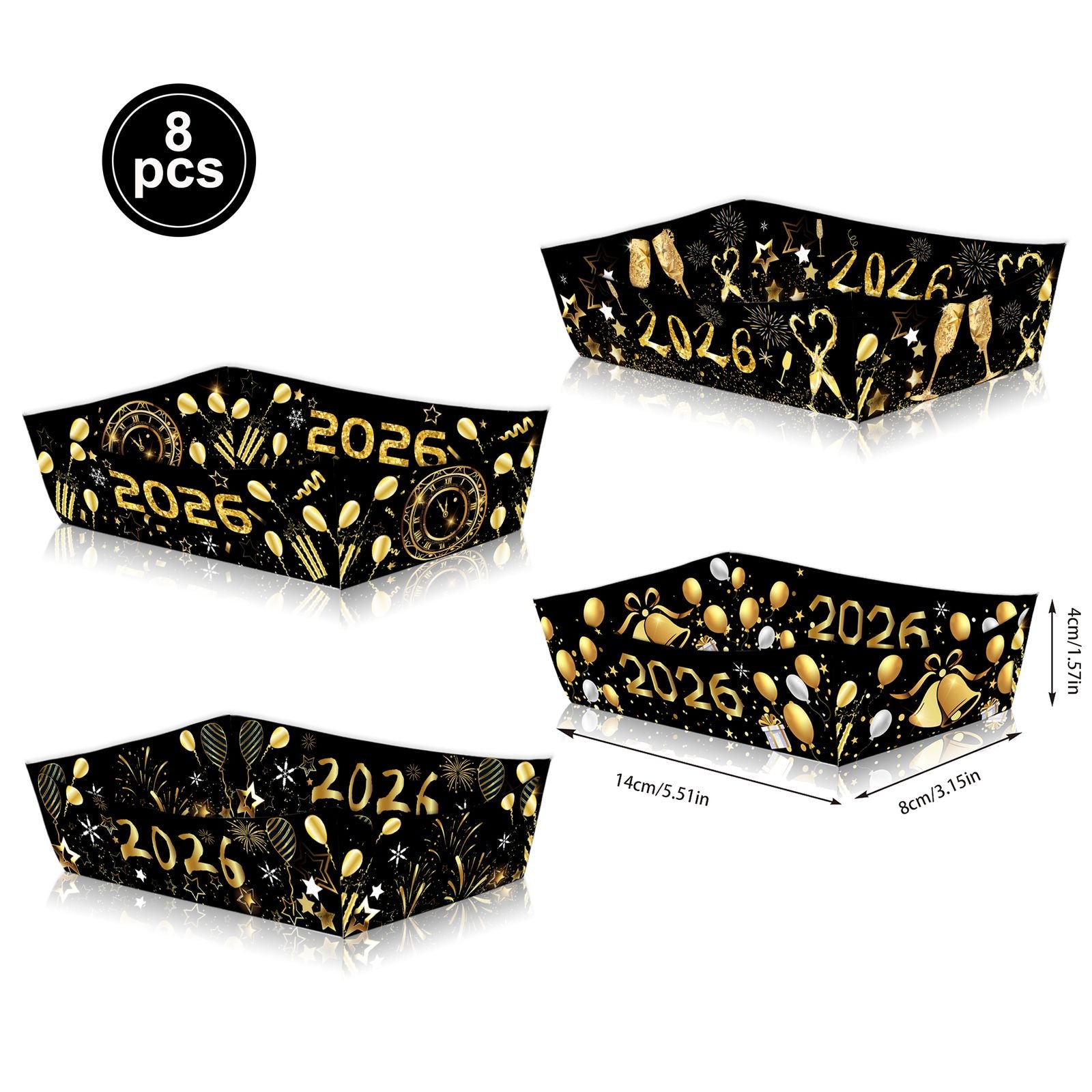 Happy New Year Party Supplies Set