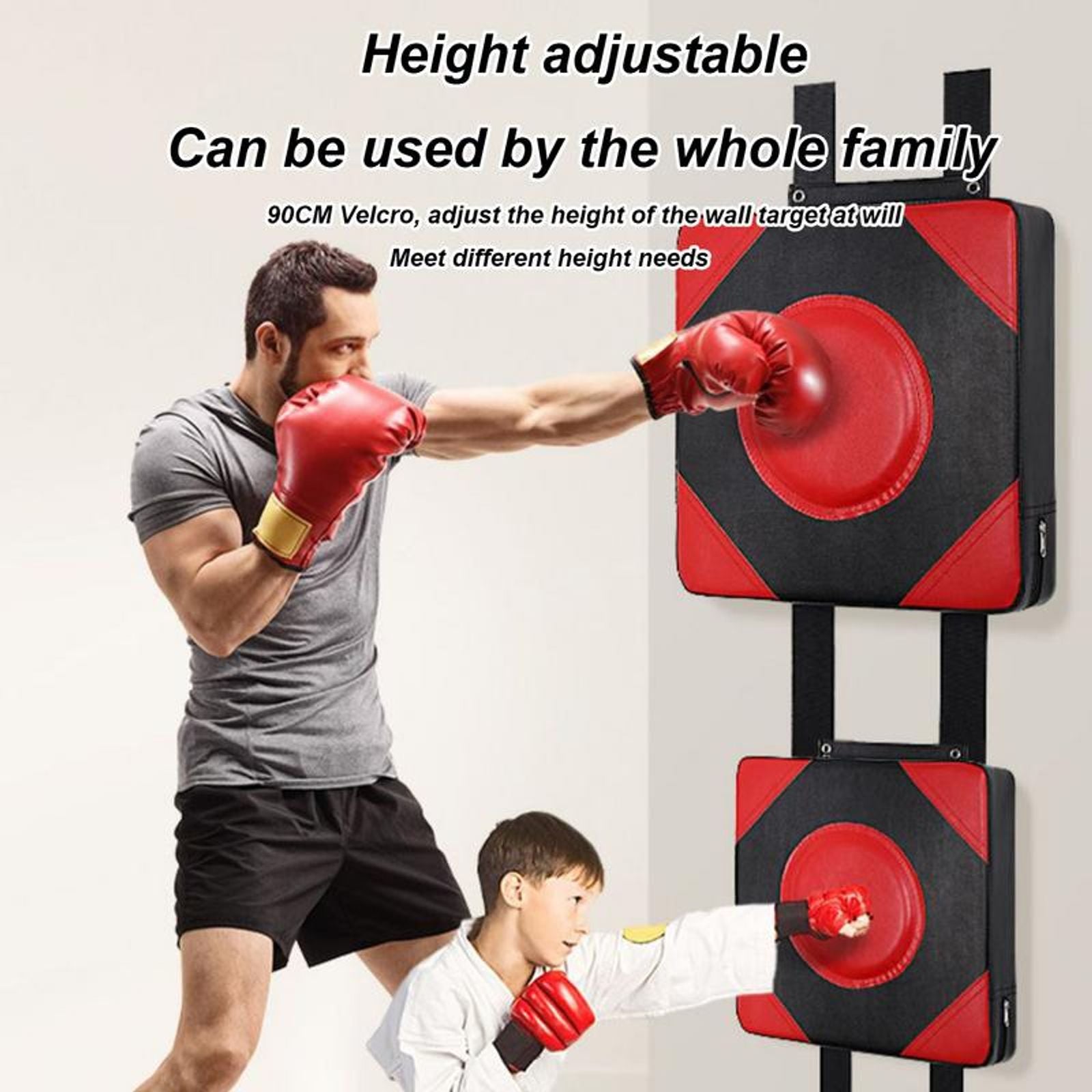 Wall-Mounted Boxing Target Pad for Taekwondo Training