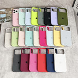 Official Silicone Apple Cases for iPhone 12, 14, 15, 16, 17 Pro Max