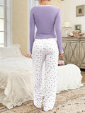 Women's Long Sleeve Autumn Winter Pajama Set