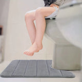 U-Shaped Memory Foam Bathroom Mat