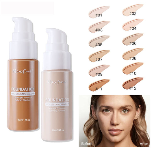 Waterproof Liquid Foundation Concealer - Professional Makeup