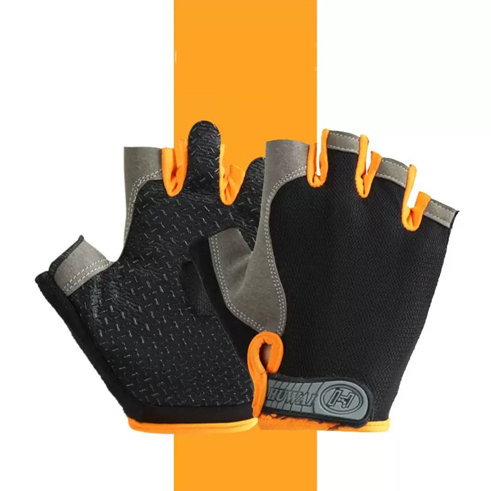 Adult Half-Finger Fitness Gloves for Outdoor Activities