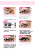 YUANZHIJIE Individual Eyelash Extensions - C/D Curl Wispy Volume