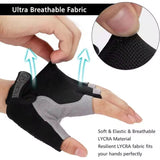 Adult Half-Finger Fitness Gloves for Outdoor Activities