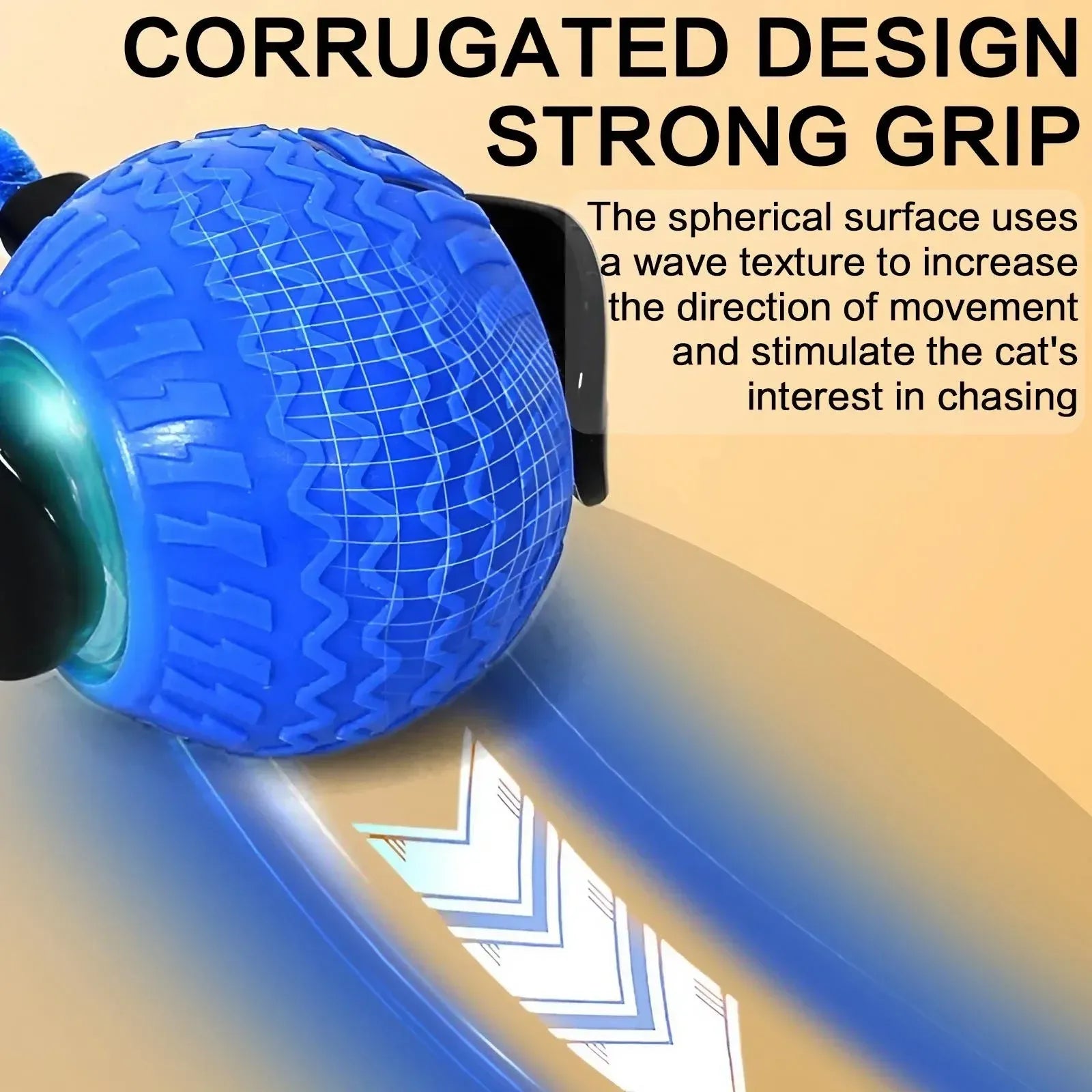 Interactive 360° Rotating Cat Toy with Obstacle Avoidance