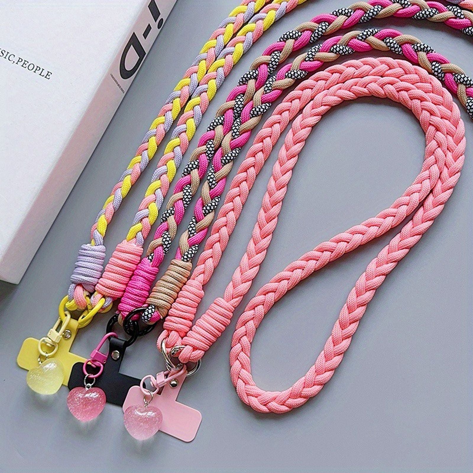 Creative Crossbody Phone Lanyard with Cartoon Pendant