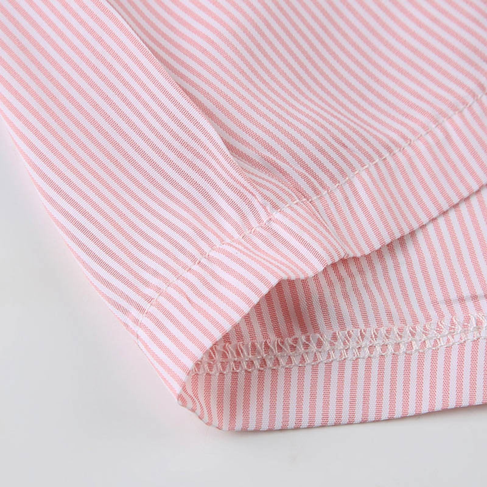 Striped Print Casual Shorts for Women