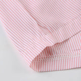 Striped Print Casual Shorts for Women