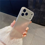 Luxury Slim Ultra Thin Matte Clear Case for iPhone 17 Pro Max