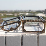 Plastic Transparent Pirate Treasure Box Jewelry Organizer