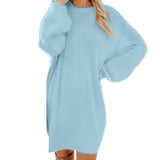 Women's Casual Turtleneck Sweater Dress