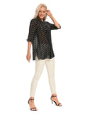 Women's Woven Casual Shirt for Spring and Summer