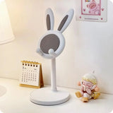 Cute Rabbit Mobile Phone Stand - Adjustable Desktop Holder