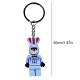 Cartoon Anime Keychain Doll Minifigure Keyring Accessories