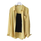 Sun Protection Loose Fit Thin Chiffon Women's Casual Shirt