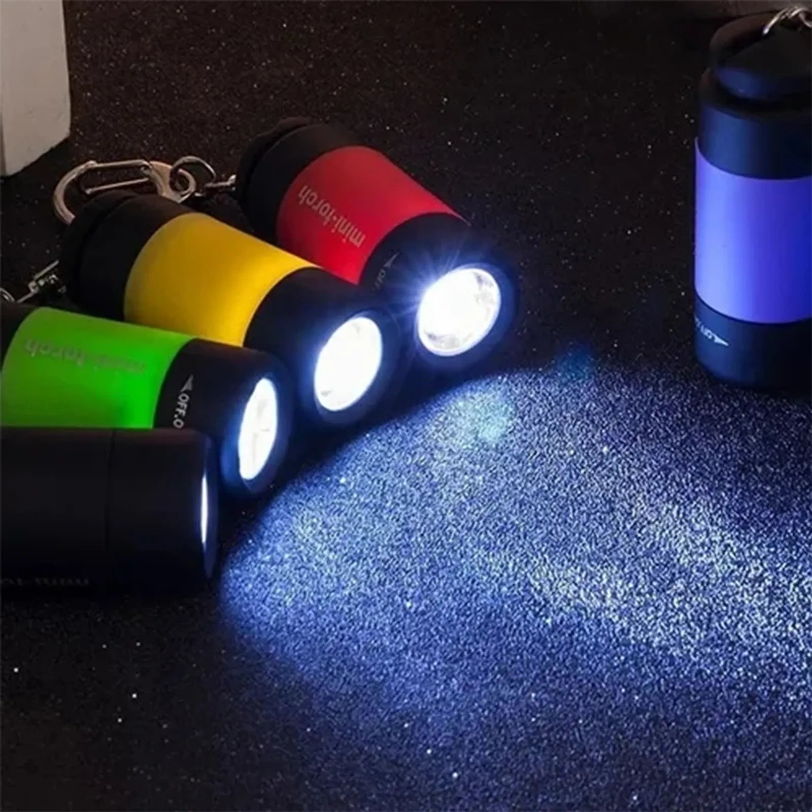 LED Micro Pocket Flashlight - USB Rechargeable & Waterproof
